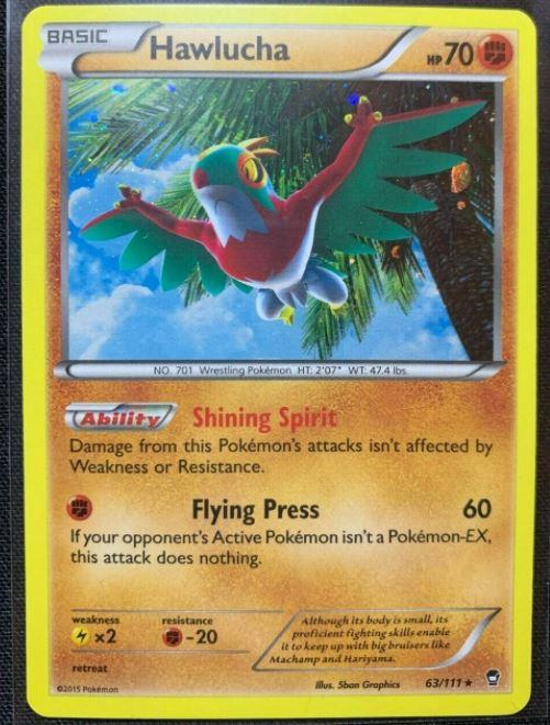 Furious Fists Hawlucha [Holo] Pokémon card