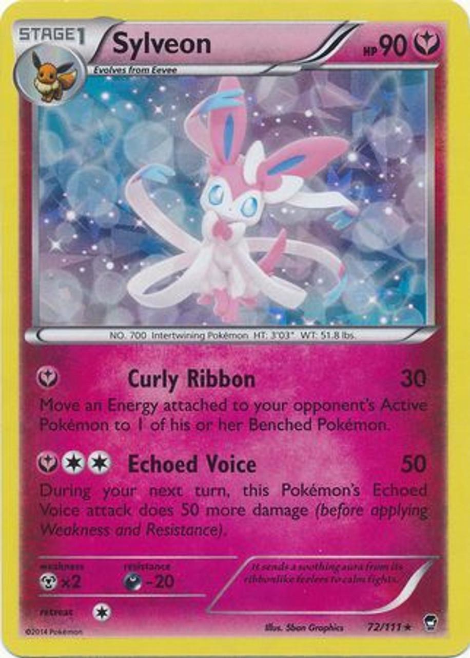 Furious Fists Sylveon [Cracked-Ice-Holo] Pokémon card