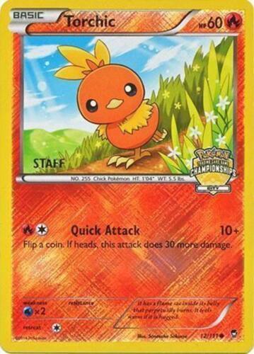Furious Fists Torchic [City-Champions-Staff] Pokémon card