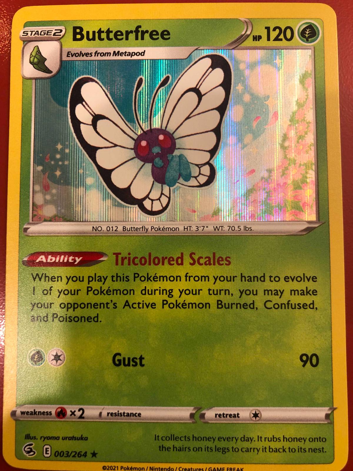 Fusion Strike Butterfree [Holo] Pokémon card