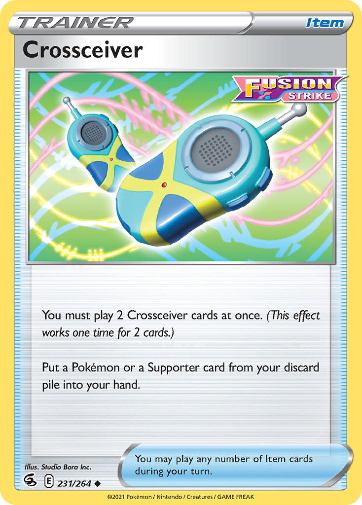 Fusion Strike Crossceiver Pokémon card