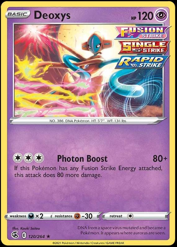 Fusion Strike Deoxys [Holo] Pokémon card
