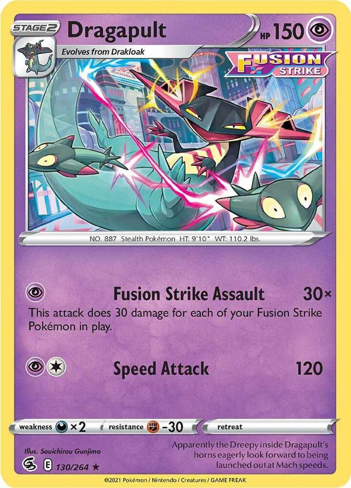 Fusion Strike Dragapult [Holo] Pokémon card