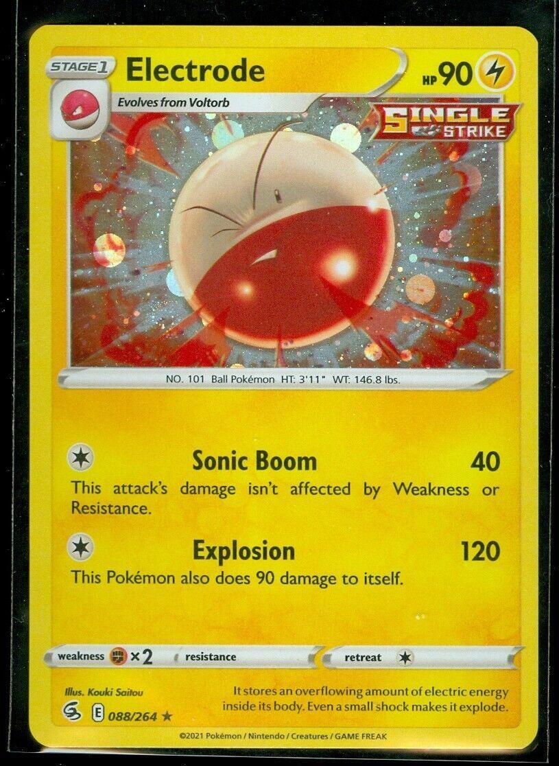 Fusion Strike Electrode [Cosmos-Holo] Pokémon card