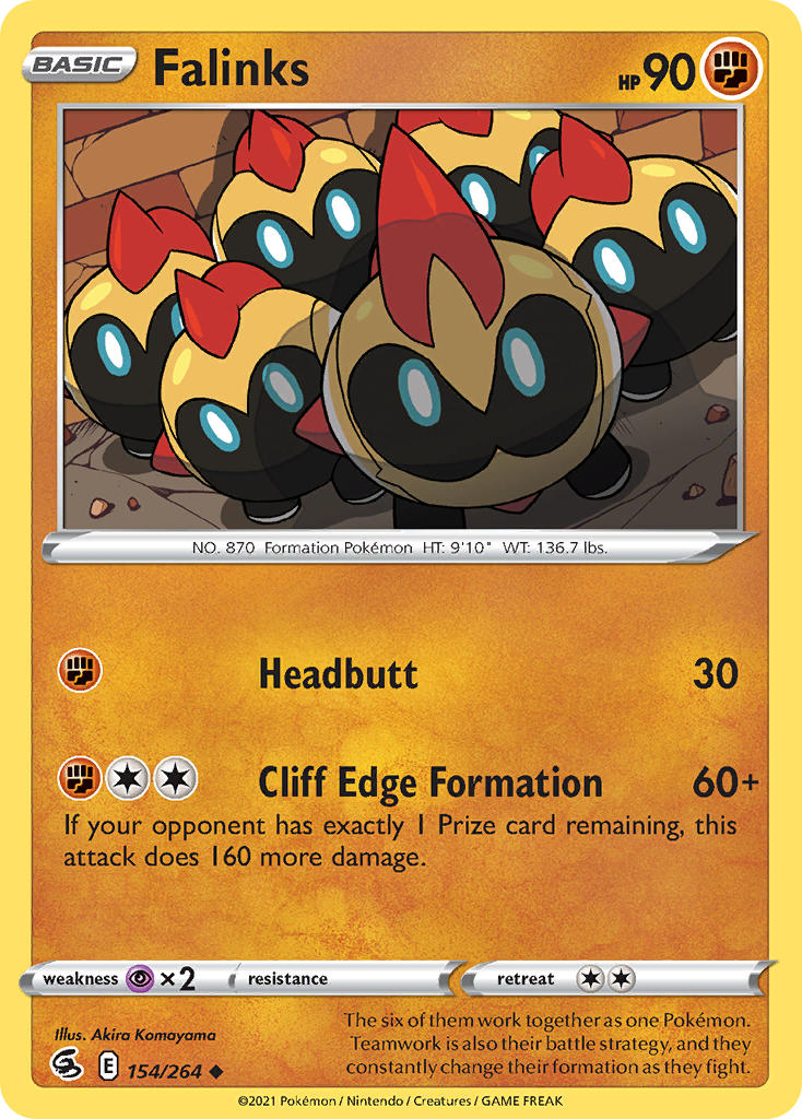 Fusion Strike Falinks Pokémon card