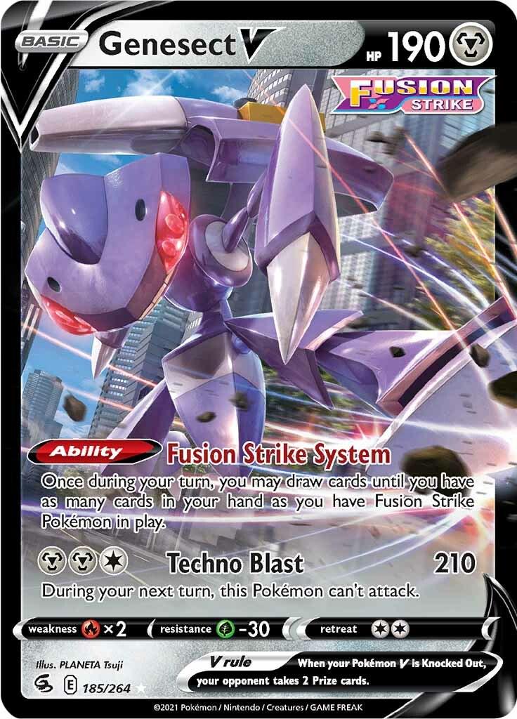 Fusion Strike Genesect V [Holo] Pokémon card