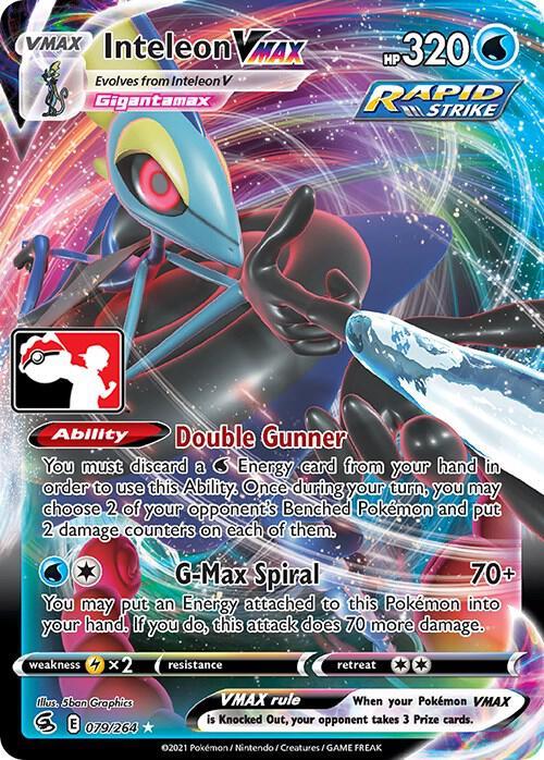 Fusion Strike Inteleon VMAX [Prize-Pack] Pokémon card