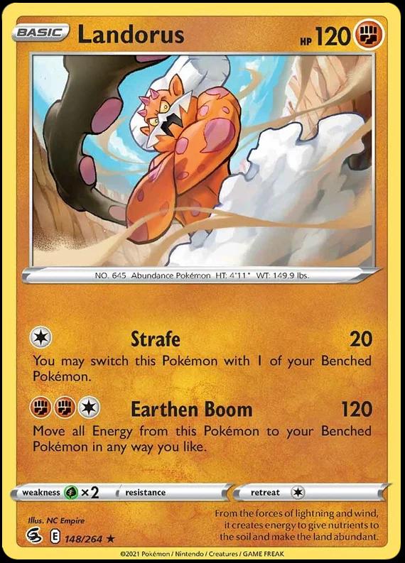 Fusion Strike Landorus [Holo] Pokémon card