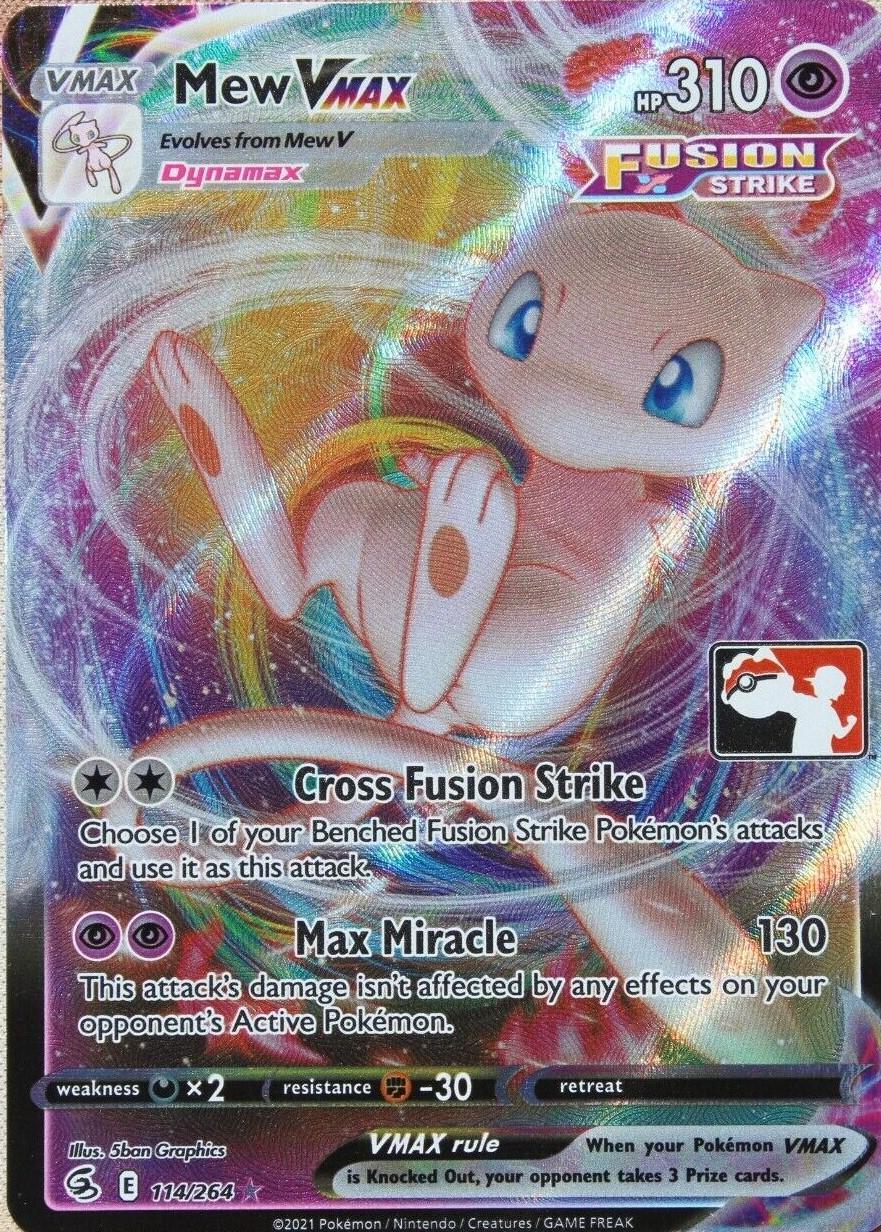 Fusion Strike Mew VMAX [Play] Pokémon card