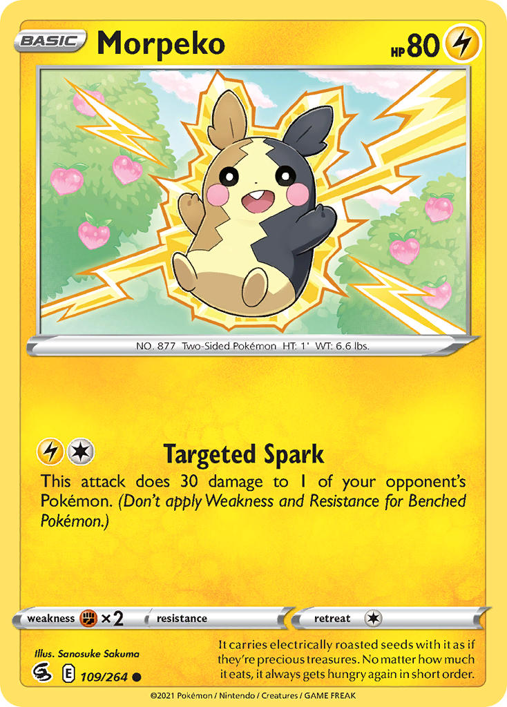 Fusion Strike Morpeko Pokémon card
