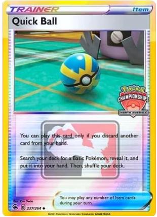 Fusion Strike Quick Ball [North-America-Championship] Pokémon card