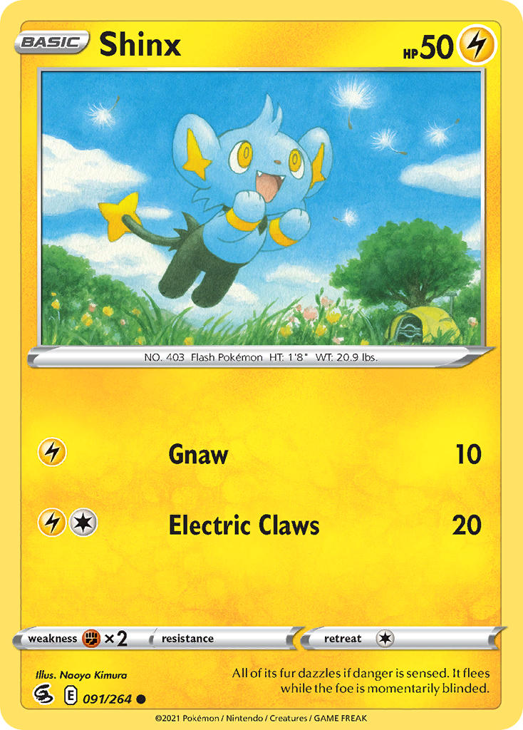 Fusion Strike Shinx Pokémon card