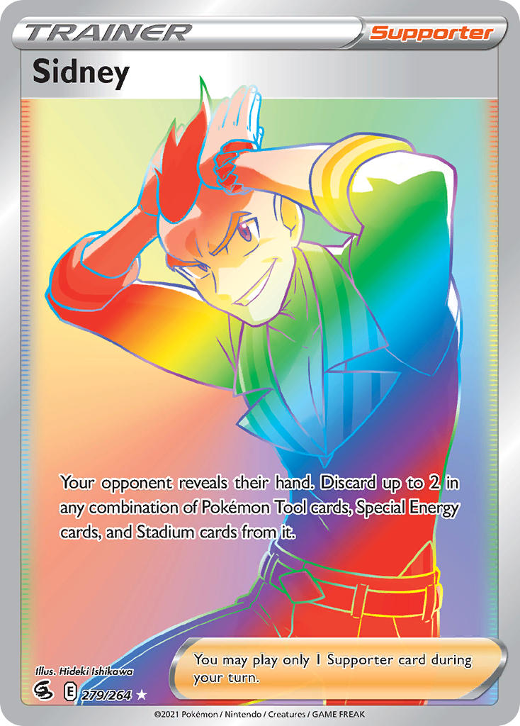 Fusion Strike Sidney Pokémon card