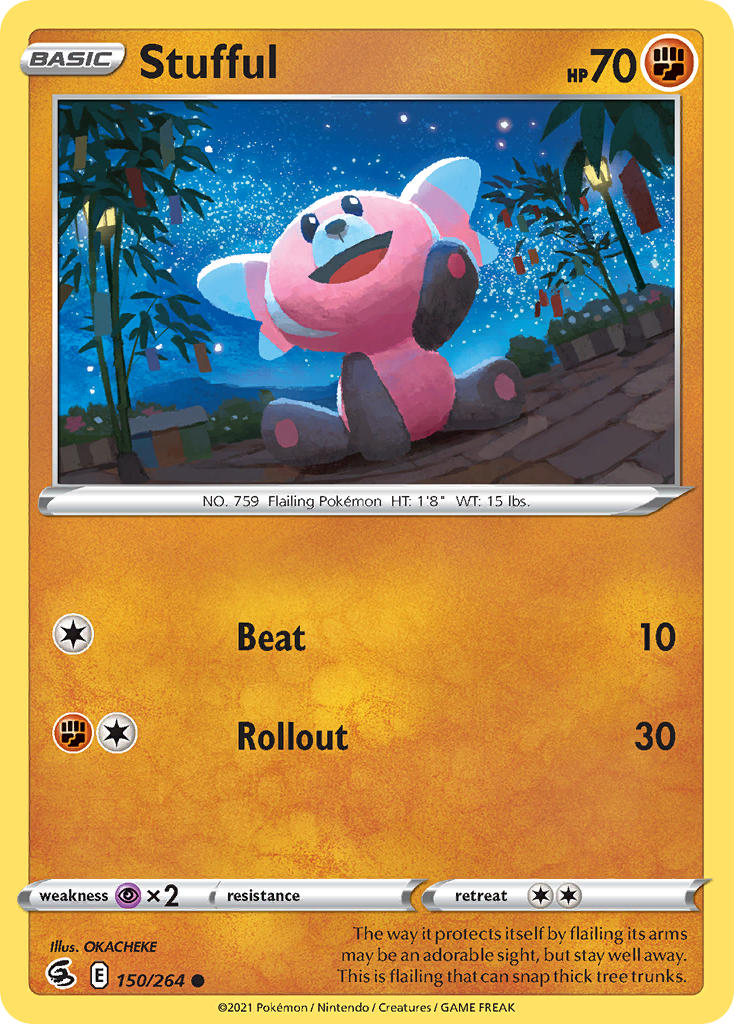 Fusion Strike Stufful Pokémon card