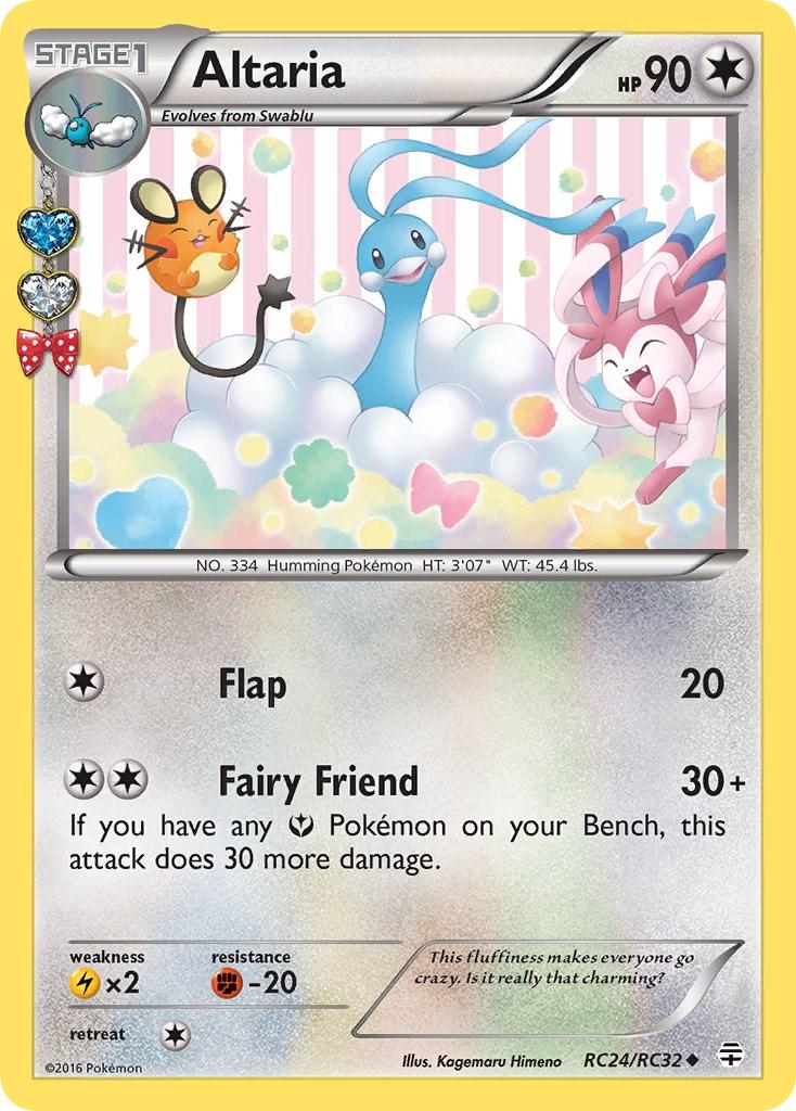 Generations Altaria Pokémon card