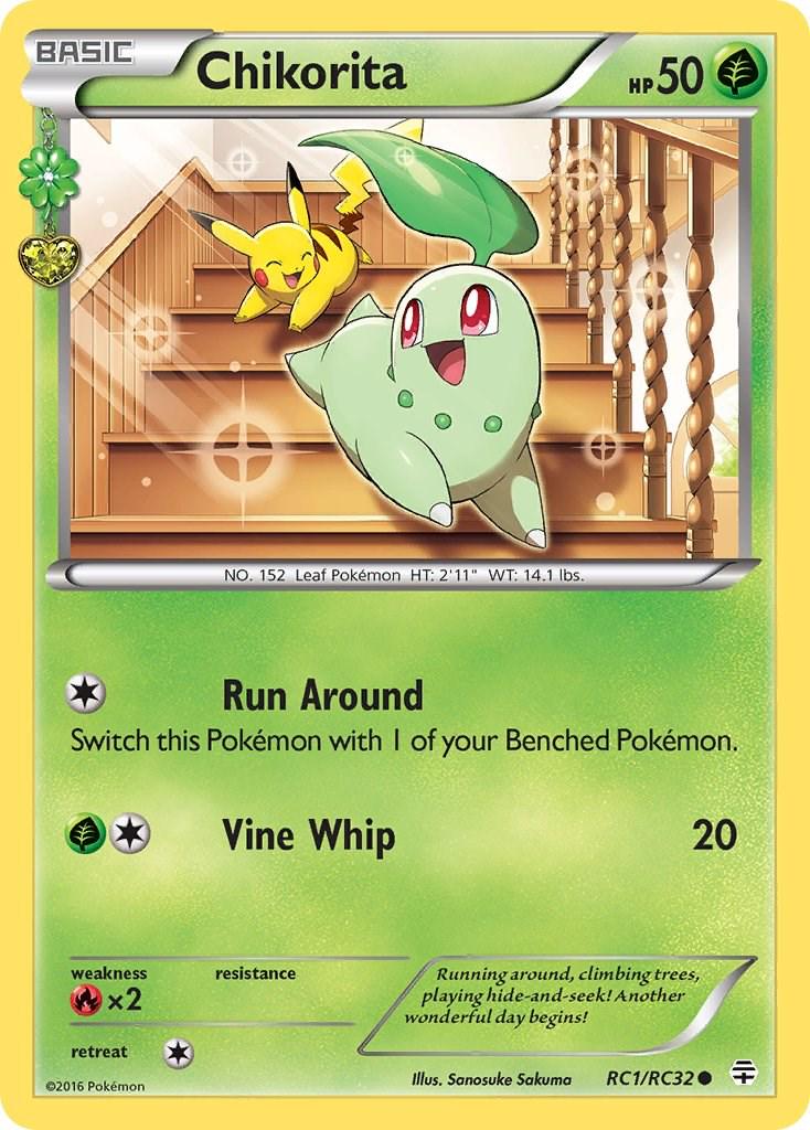 Generations Chikorita Pokémon card