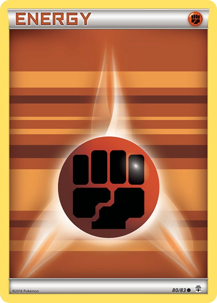 Generations Fighting Energy Pokémon card