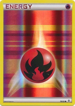 Generations Fire Energy [Reverse Holo] Pokémon card