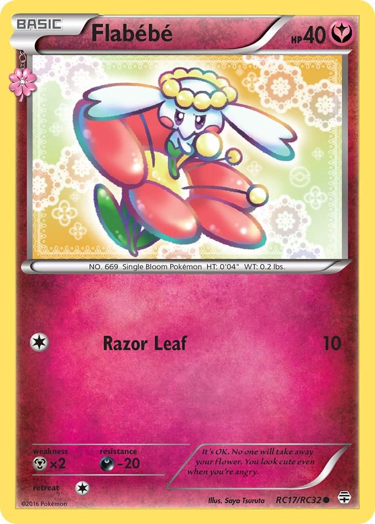 Generations Flabebe Pokémon card