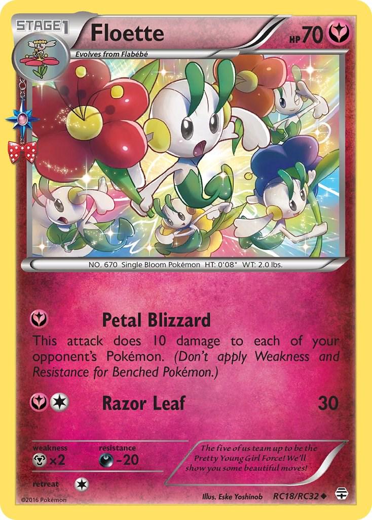 Generations Floette Pokémon card