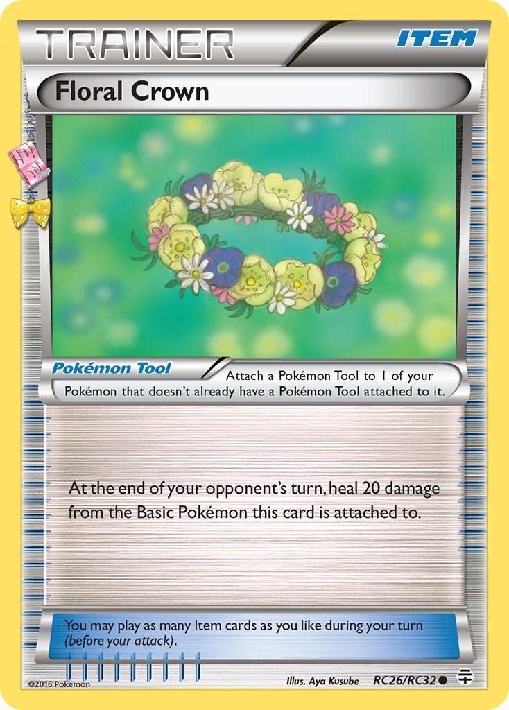 Generations Floral Crown Pokémon card