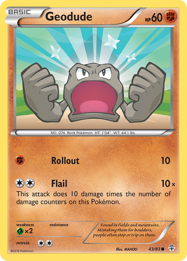 Generations Geodude [Toys-R-Us] Pokémon card