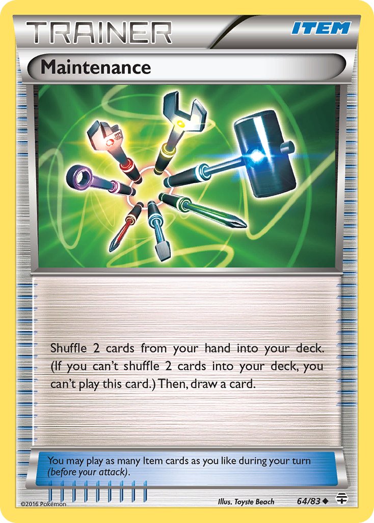 Generations Maintenance Pokémon card