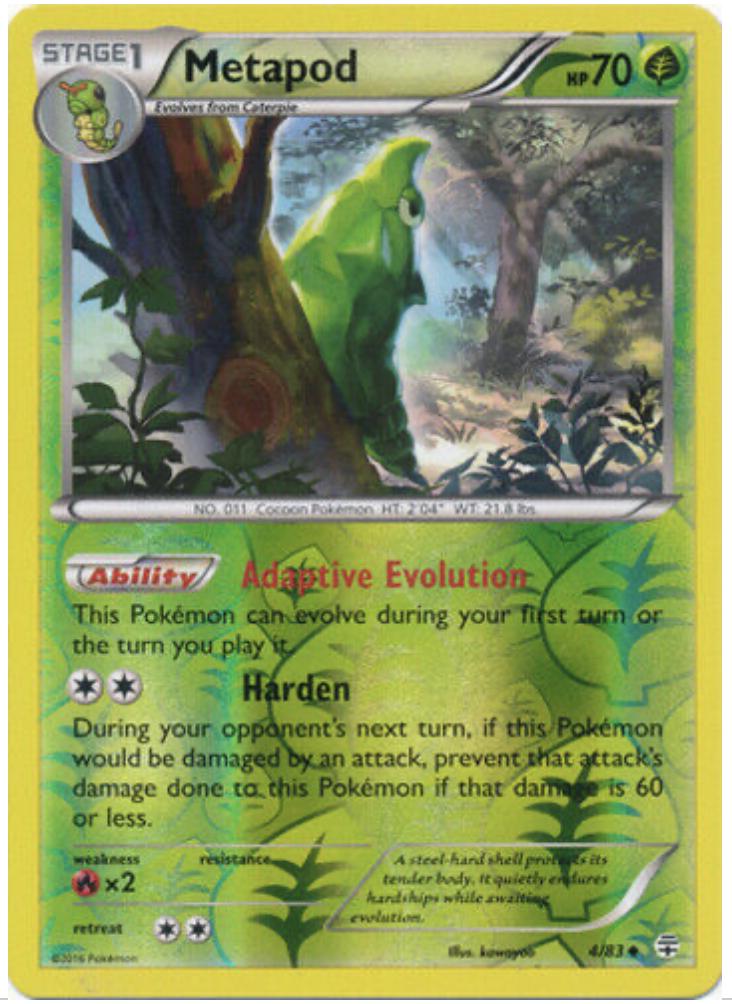 Metapod [Reverse Holo]