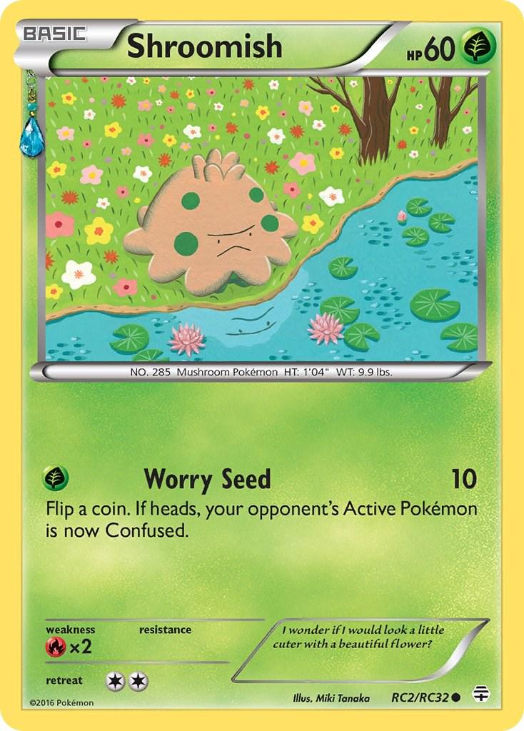 Generations Shroomish Pokémon card