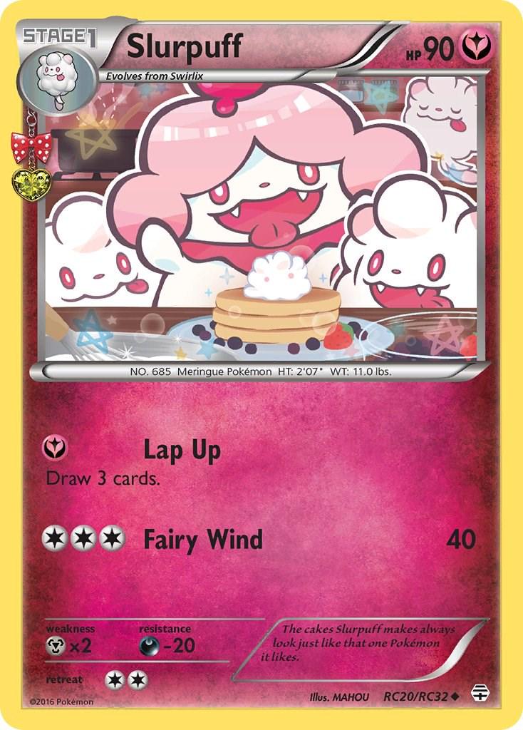 Generations Slurpuff Pokémon card