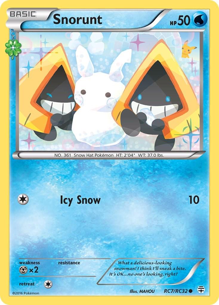 Generations Snorunt Pokémon card
