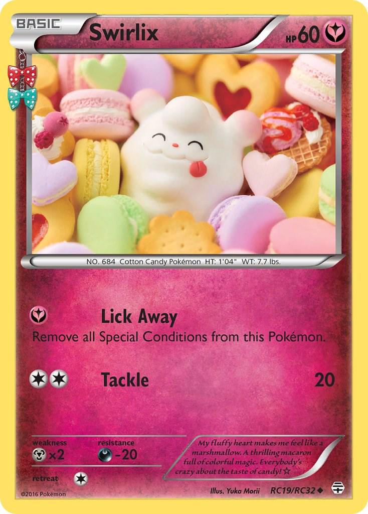 Generations Swirlix Pokémon card