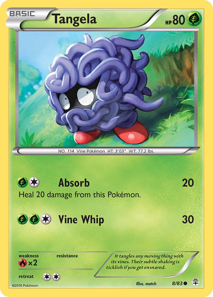 Generations Tangela [20th-Anniversary] Pokémon card