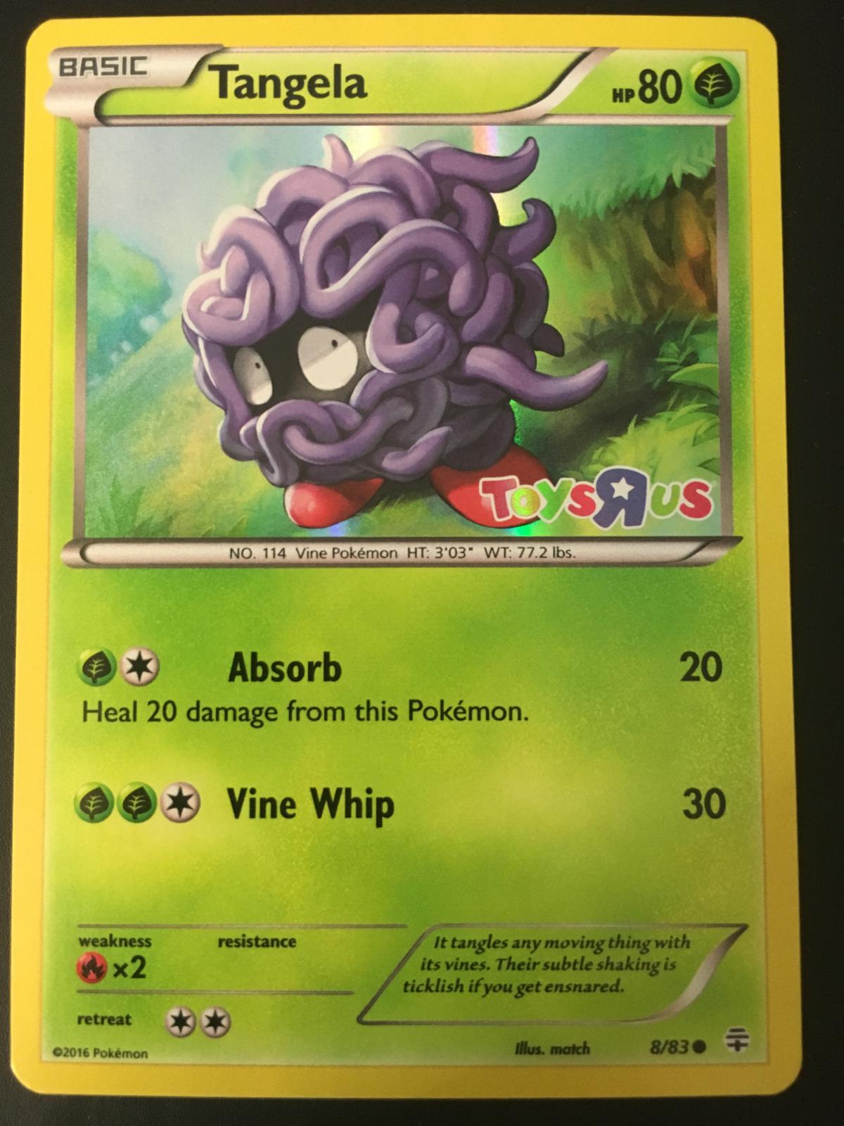 Generations Tangela [Toys-R-Us] Pokémon card