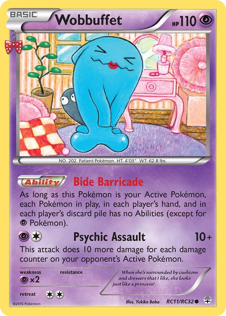 Generations Wobbuffet Pokémon card