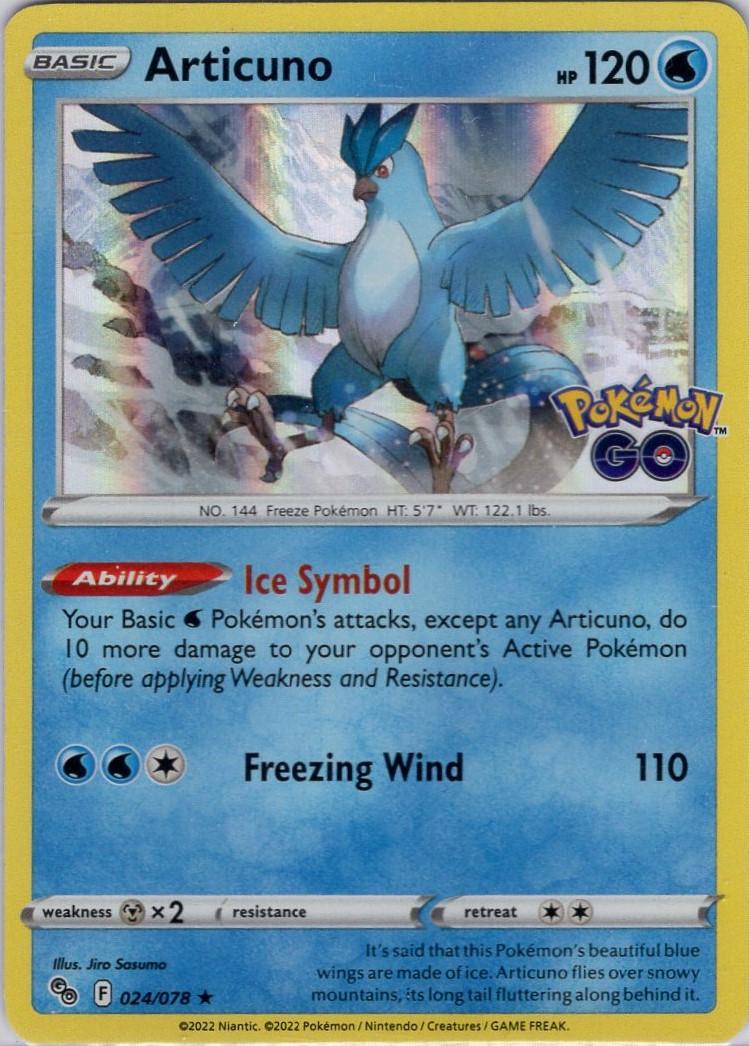 Go Articuno [Holo] Pokémon card