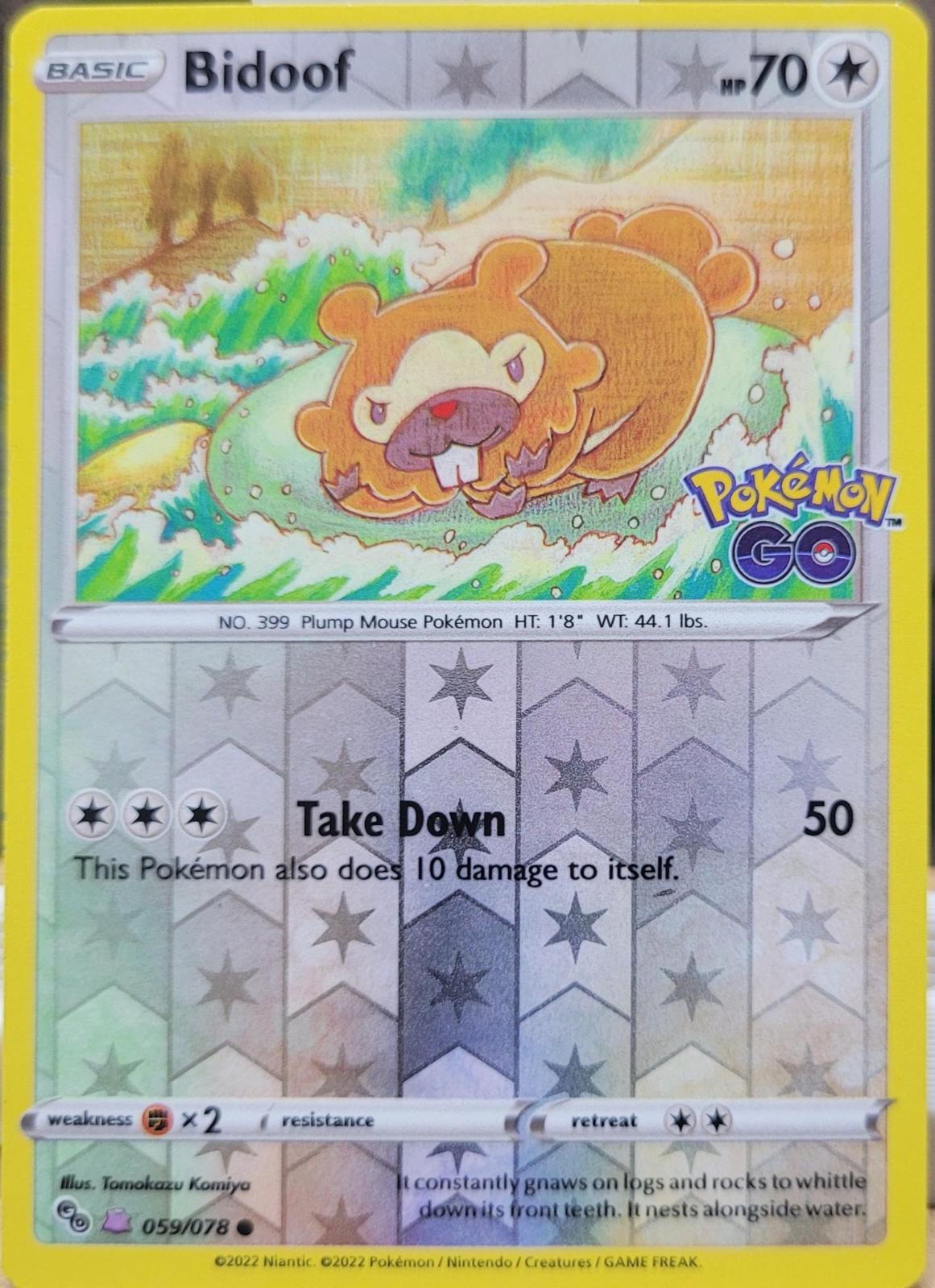 Go Bidoof [Ditto] Pokémon card