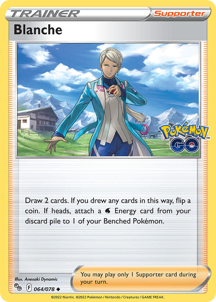 Go Blanche Pokémon card