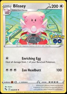 Go Blissey [Holo] Pokémon card