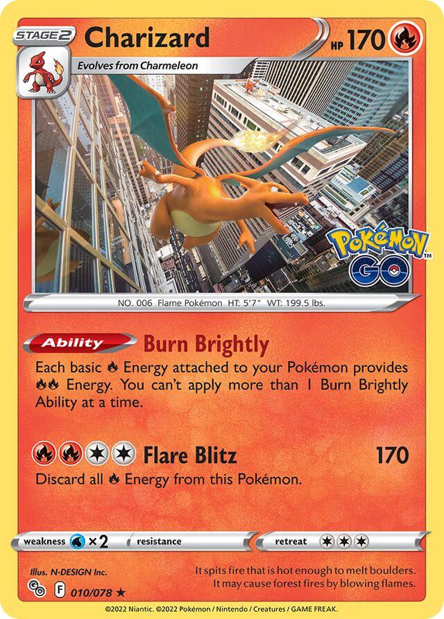 Go Charizard Pokémon card