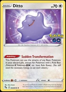 Go Ditto [Holo] Pokémon card