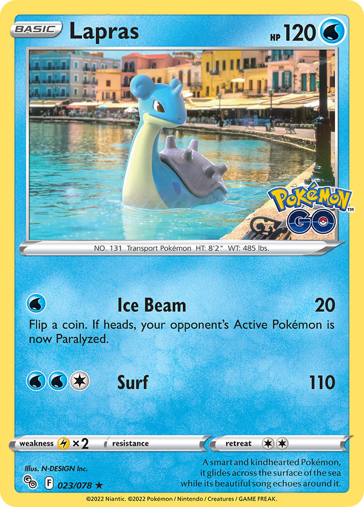 Go Lapras [Holo] Pokémon card