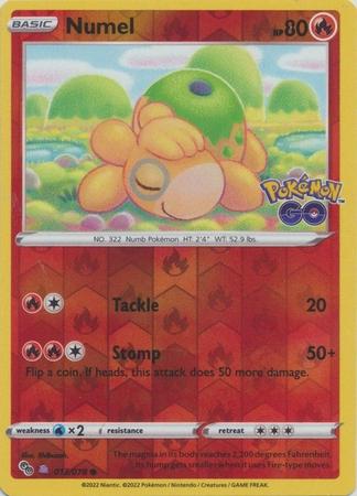 Go Numel [Ditto] Pokémon card