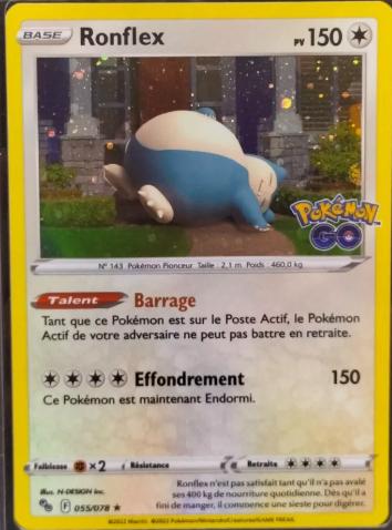 Go Snorlax [Cosmos-Holo] Pokémon card