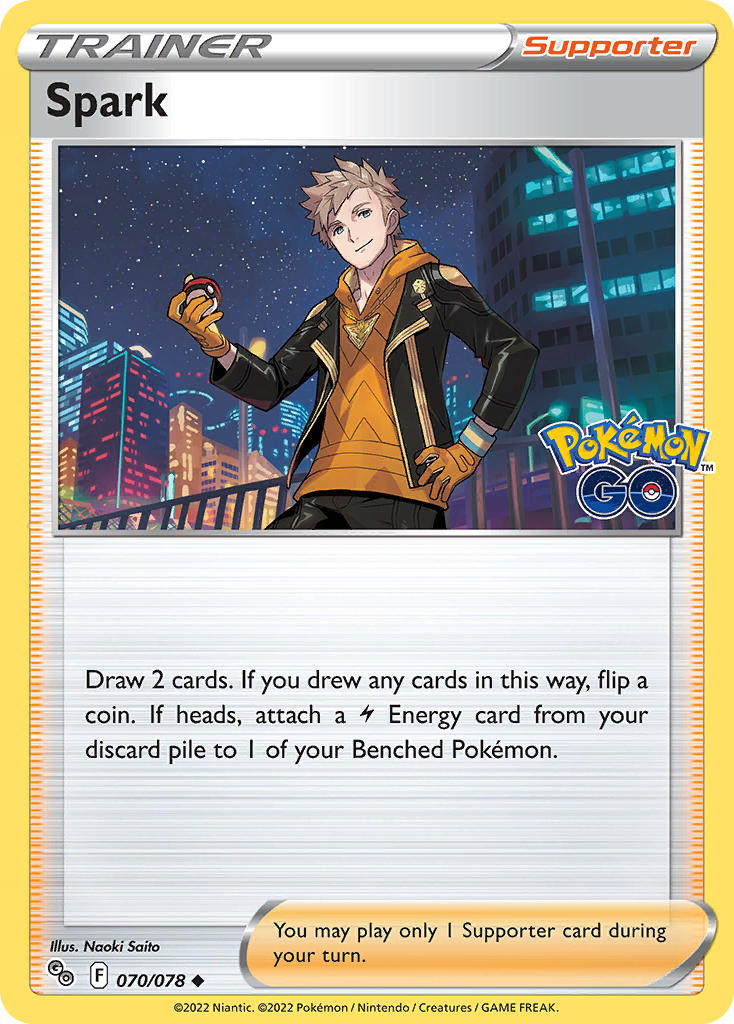 Go Spark Pokémon card