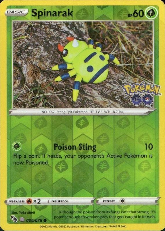 Go Spinarak [Ditto] Pokémon card