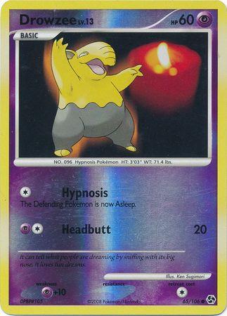 Great Encounters Drowzee [Reverse Holo] Pokémon card