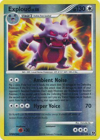 Great Encounters Exploud [Reverse Holo] Pokémon card
