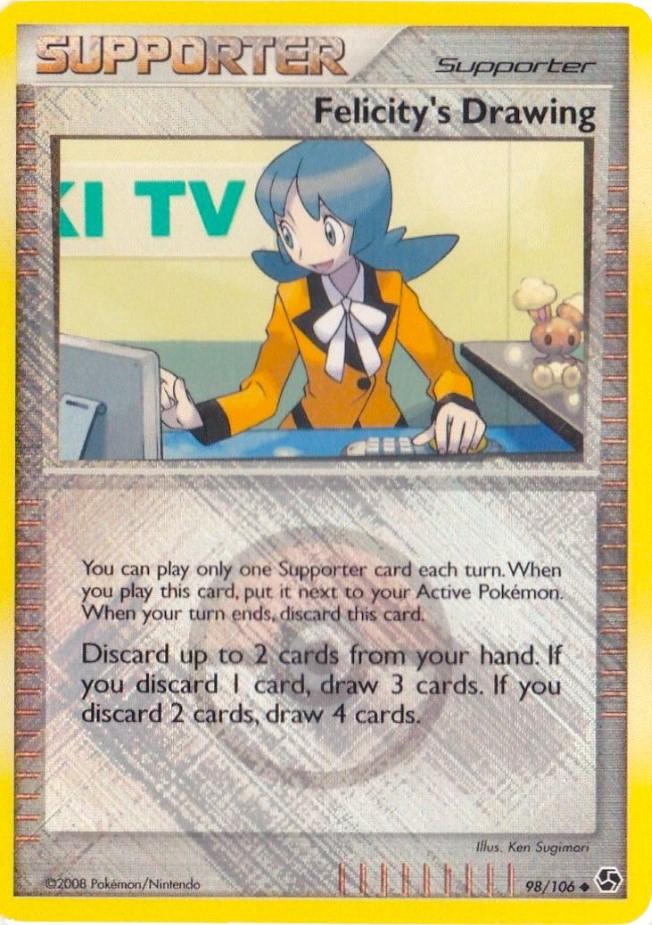 Great Encounters Felicity's Drawing [Pokemon-League-Holo] Pokémon card
