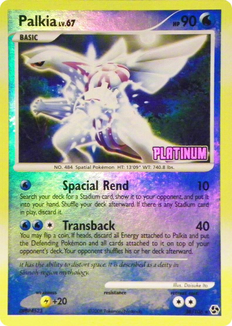 Great Encounters Palkia [Stamped] Pokémon card
